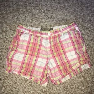 Pastel Plaid Shorts
